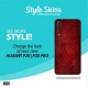 Huawei P20/P20 Pro Style Skins Brown Leather Acrylic Flyer (8.5x11)Huawei P20/P20 Pro Style Skins Brown Leather Acrylic