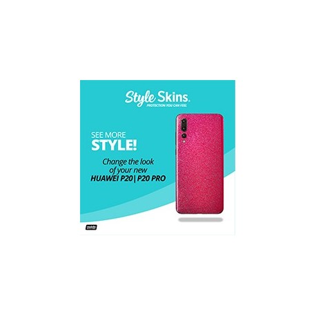 Huawei P20/P20 Pro Style Skins Pink Glisten Acrylic Flyer (8.5x11)