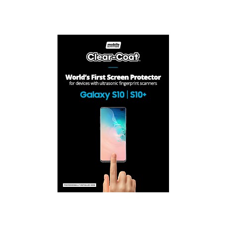 Samsung Galaxy S10 Series Clear-Coat Original for devices with ultrasonic fingerprint scanners Acrylic Flyer